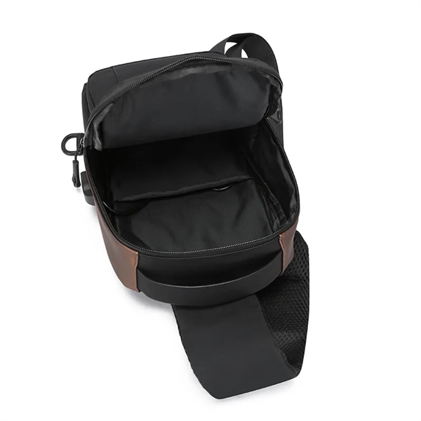 Waterproof PU business casual shoulder bag - Waterproof PU business casual shoulder bag - Image 8 of 9