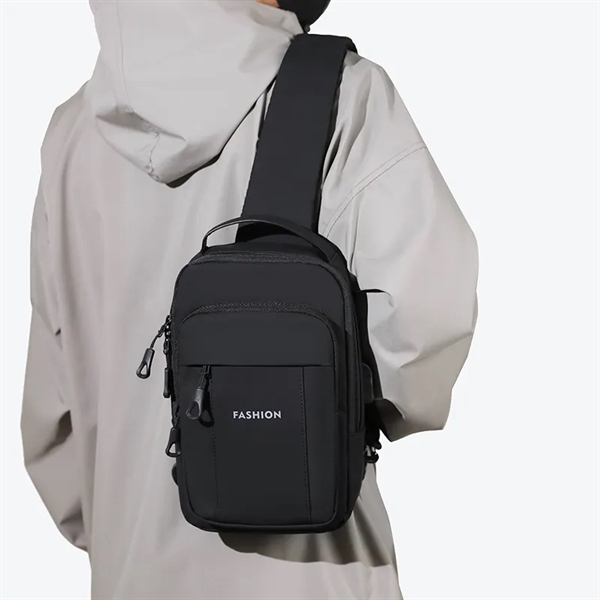 Waterproof PU business casual shoulder bag - Waterproof PU business casual shoulder bag - Image 9 of 9