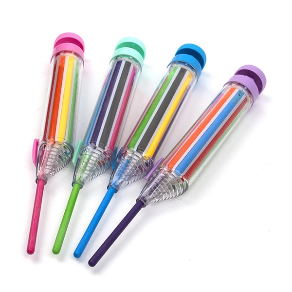 8 In 1 Multicolor Crayons - 8 In 1 Multicolor Crayons - Image 1 of 3