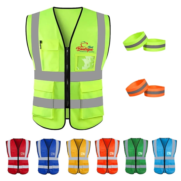 ANSI/ISEA Standards High Visibility Reflective Safety Vest - ANSI/ISEA Standards High Visibility Reflective Safety Vest - Image 0 of 4