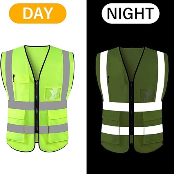 ANSI/ISEA Standards High Visibility Reflective Safety Vest - ANSI/ISEA Standards High Visibility Reflective Safety Vest - Image 4 of 4