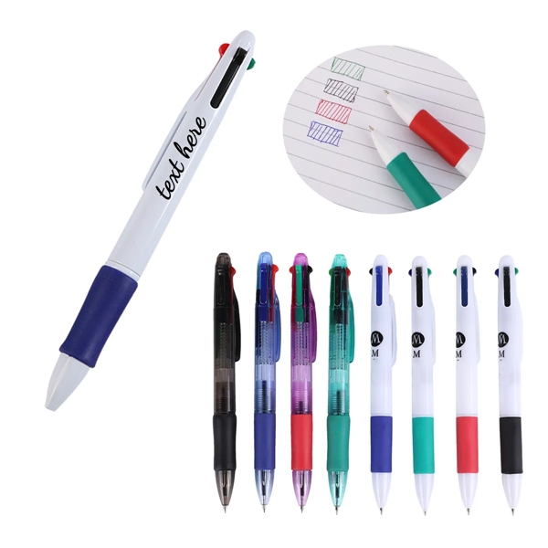 4 Colors Ballpoint Pen For Office School Supplies - 4 Colors Ballpoint Pen For Office School Supplies - Image 0 of 1