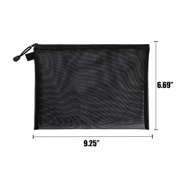 A5 Mesh Zipper Pouch - A5 Mesh Zipper Pouch - Image 1 of 3
