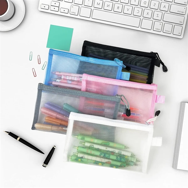 A5 Mesh Zipper Pouch - A5 Mesh Zipper Pouch - Image 3 of 3