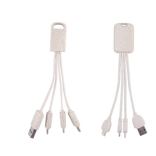 Wheat Straw Multi Charging Cable - Wheat Straw Multi Charging Cable - Image 1 of 7