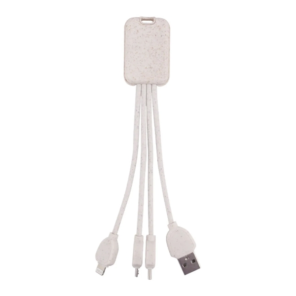 Wheat Straw Multi Charging Cable - Wheat Straw Multi Charging Cable - Image 6 of 7