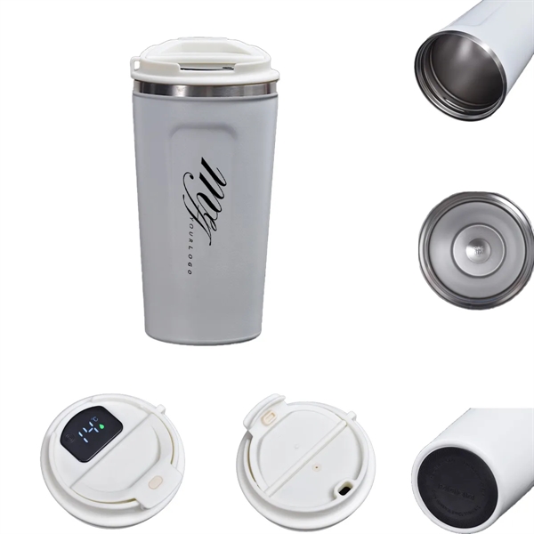 18 OZ Stainless Coffee Cup Tumbler Temperature Plastic Lid | Plum Grove