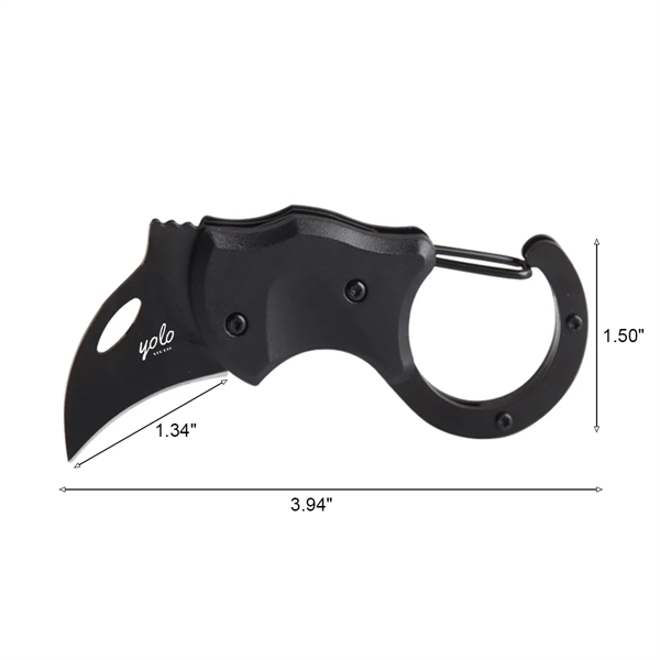MOQ 50 Steel Mountaineering Buckle Fox Claw Jackknife - MOQ 50 Steel Mountaineering Buckle Fox Claw Jackknife - Image 0 of 1