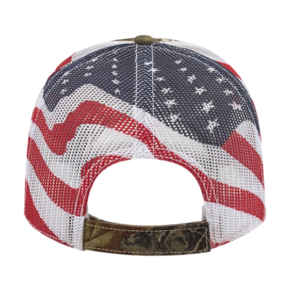 Flag Trucker Mesh Back Cap - Flag Trucker Mesh Back Cap - Image 5 of 5