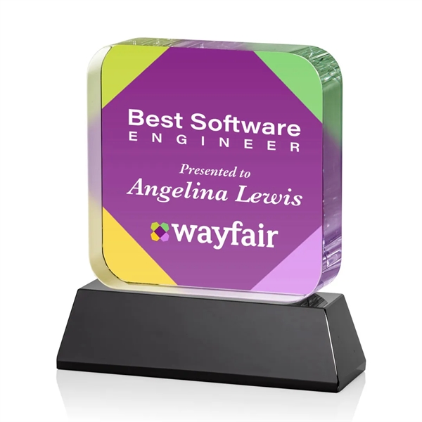 Flamborough VividPrint™ Award on Base - Black