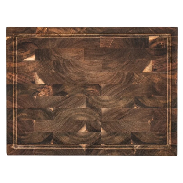 Deluxe Acacia Wood Cutting Board Butcher Block - Deluxe Acacia Wood Cutting Board Butcher Block - Image 3 of 3