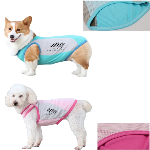 Summer Reflective Dog Cooling Vest Breathable & Light Weight - Summer Reflective Dog Cooling Vest Breathable & Light Weight - Image 1 of 1