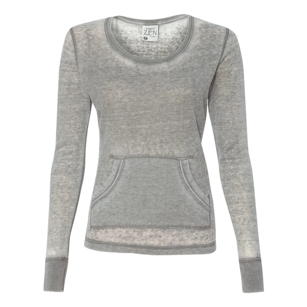 Custom J. America Women's Zen Thermal Long Sleeve T-Shirt