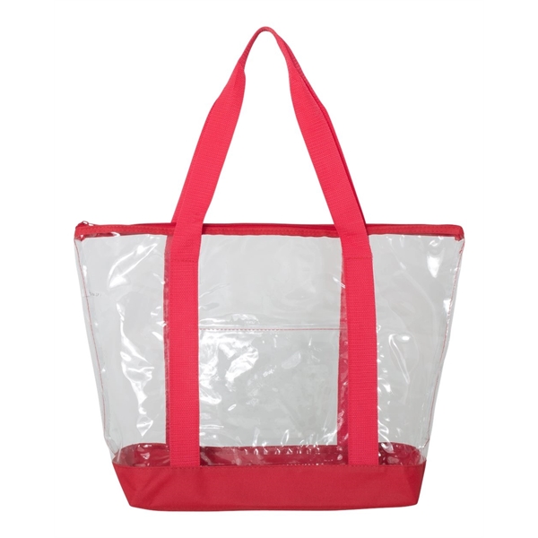 Liberty Bags Clear Boat Tote - Liberty Bags Clear Boat Tote - Image 4 of 9