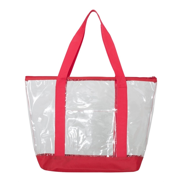 Liberty Bags Clear Boat Tote - Liberty Bags Clear Boat Tote - Image 6 of 9