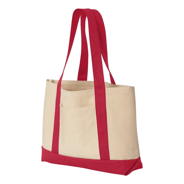 Liberty Bags Leeward Boater Tote - Liberty Bags Leeward Boater Tote - Image 8 of 17