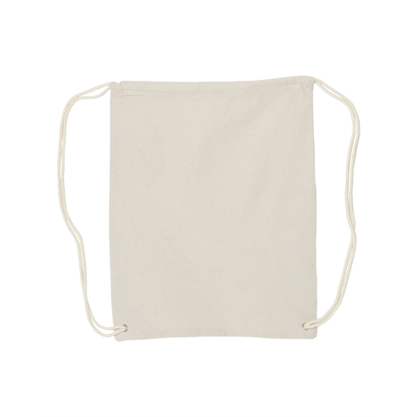 Liberty Bags Canvas Drawstring Backpack - Liberty Bags Canvas Drawstring Backpack - Image 3 of 6