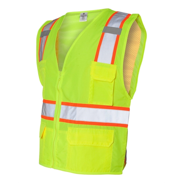 Kishigo Ultra-Cool™ Solid Front Vest with Mesh Back - Kishigo Ultra-Cool™ Solid Front Vest with Mesh Back - Image 2 of 6