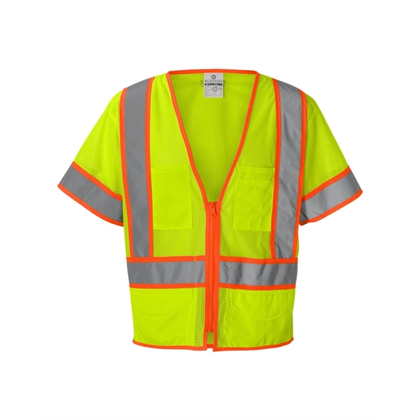 Kishigo Ultra-Cool™ Six-Pocket Mesh Surveyor's Vest - Kishigo Ultra-Cool™ Six-Pocket Mesh Surveyor's Vest - Image 1 of 6