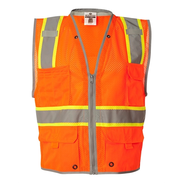 Kishigo Premium Brilliant Series® Heavy-Duty Class 2 Vest - Kishigo Premium Brilliant Series® Heavy-Duty Class 2 Vest - Image 4 of 9