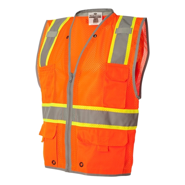 Kishigo Premium Brilliant Series® Heavy-Duty Class 2 Vest - Kishigo Premium Brilliant Series® Heavy-Duty Class 2 Vest - Image 5 of 9