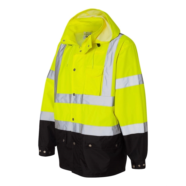 Kishigo Storm Cover Waterproof Rain Jacket - Kishigo Storm Cover Waterproof Rain Jacket - Image 3 of 7