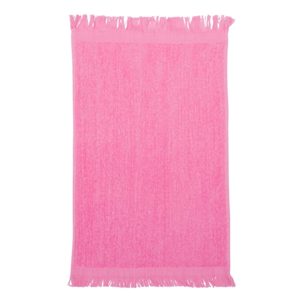 Q-Tees Fringed Fingertip Towel - Q-Tees Fringed Fingertip Towel - Image 3 of 75