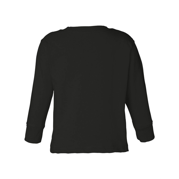 Rabbit Skins Toddler Cotton Jersey Long Sleeve Tee - Rabbit Skins Toddler Cotton Jersey Long Sleeve Tee - Image 3 of 33