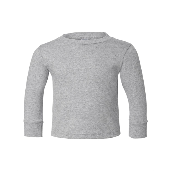 Rabbit Skins Toddler Cotton Jersey Long Sleeve Tee - Rabbit Skins Toddler Cotton Jersey Long Sleeve Tee - Image 4 of 33