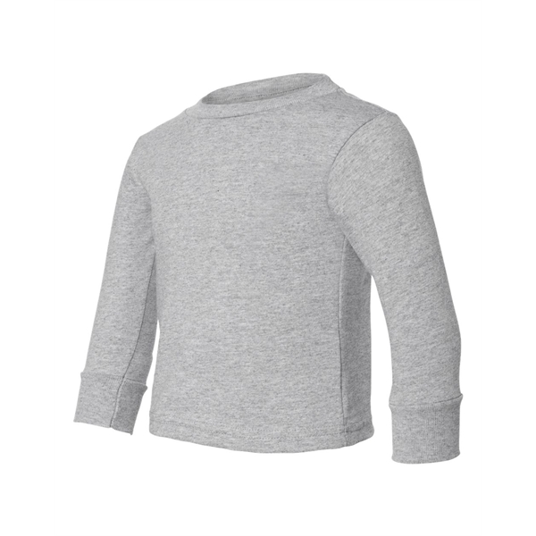 Rabbit Skins Toddler Cotton Jersey Long Sleeve Tee - Rabbit Skins Toddler Cotton Jersey Long Sleeve Tee - Image 5 of 33
