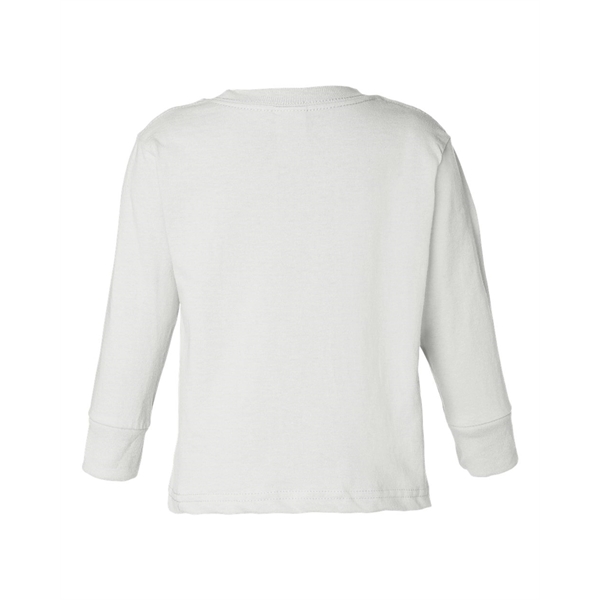 Rabbit Skins Toddler Cotton Jersey Long Sleeve Tee - Rabbit Skins Toddler Cotton Jersey Long Sleeve Tee - Image 32 of 33