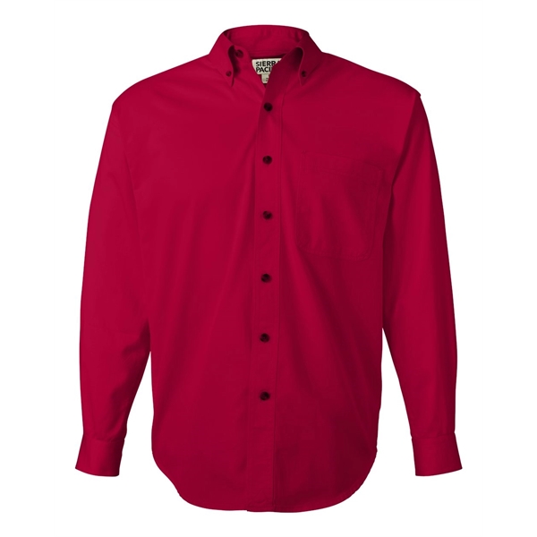 Sierra Pacific Long Sleeve Cotton Twill Shirt Tall Sizes - Sierra Pacific Long Sleeve Cotton Twill Shirt Tall Sizes - Image 10 of 15