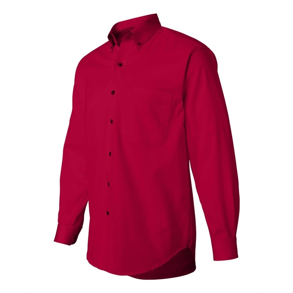Sierra Pacific Long Sleeve Cotton Twill Shirt Tall Sizes - Sierra Pacific Long Sleeve Cotton Twill Shirt Tall Sizes - Image 11 of 15