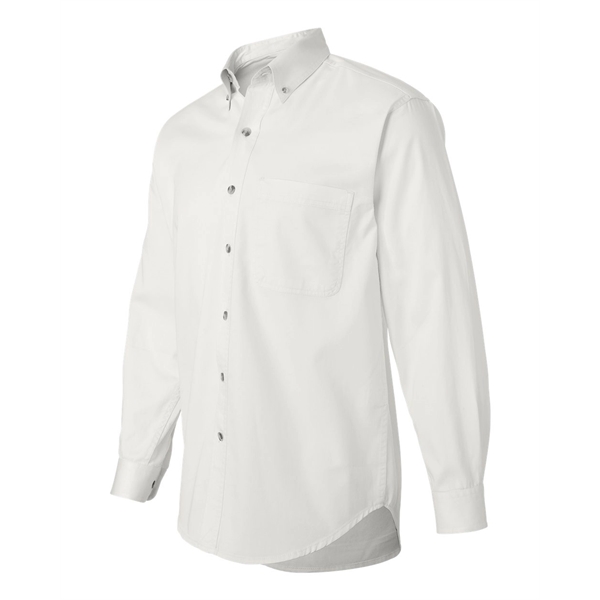 Sierra Pacific Long Sleeve Cotton Twill Shirt Tall Sizes - Sierra Pacific Long Sleeve Cotton Twill Shirt Tall Sizes - Image 14 of 15