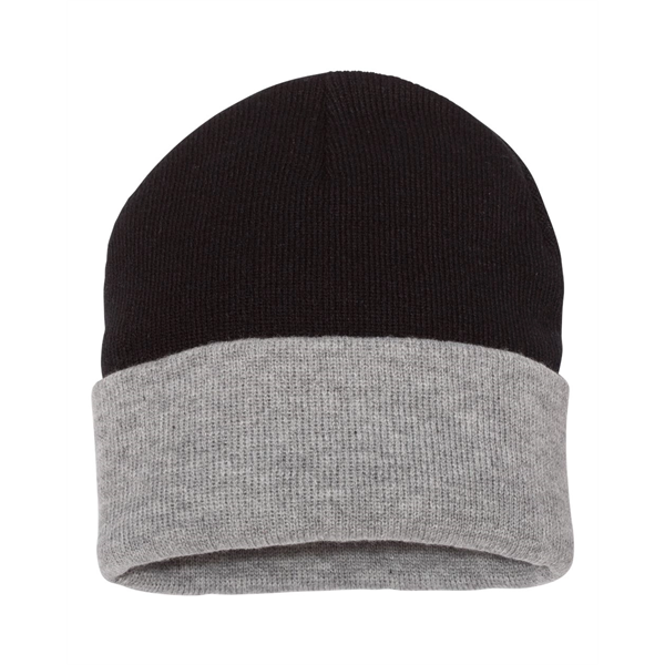 Sportsman 12" Color Blocked Cuffed Beanie - Sportsman 12" Color Blocked Cuffed Beanie - Image 3 of 17