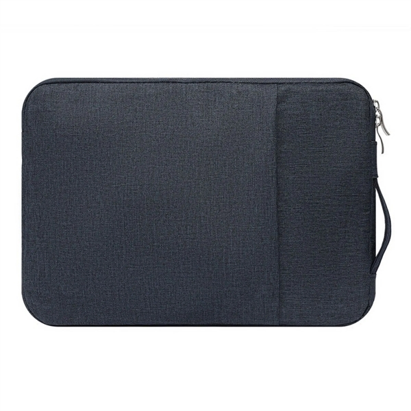 Jacquard Laptop Sleeve with Front Pocket and Carry Handle - Jacquard Laptop Sleeve with Front Pocket and Carry Handle - Image 2 of 6