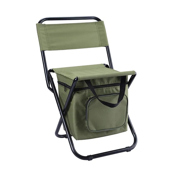 Foldable Camping Chair With Cooler Bag - Foldable Camping Chair With Cooler Bag - Image 2 of 4
