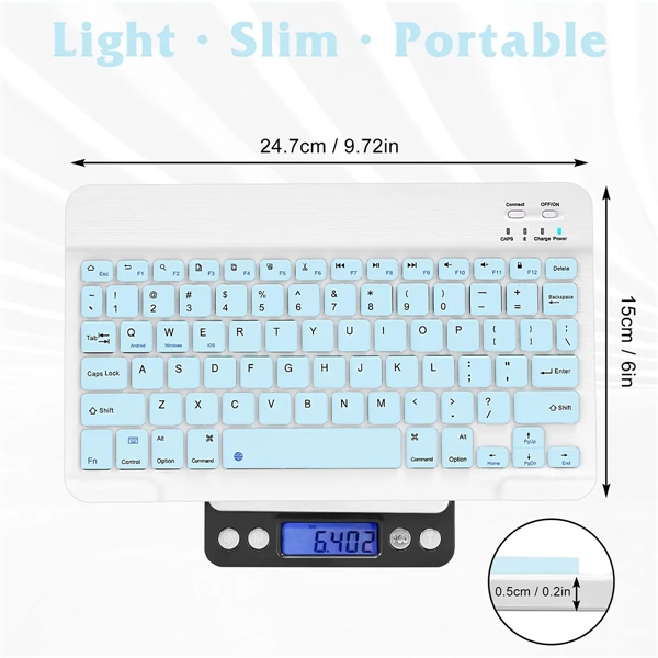 Portable Wireless Computer Keyboard - Portable Wireless Computer Keyboard - Image 2 of 8