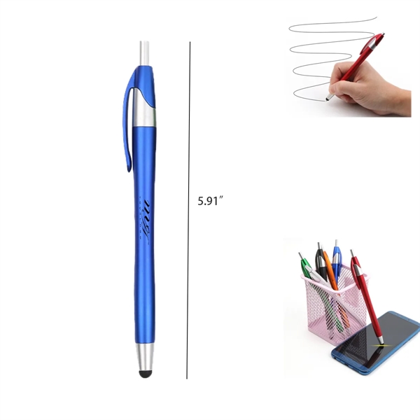 Varied Color Touch Screen Stylus Ball Pen Customizable - Varied Color Touch Screen Stylus Ball Pen Customizable - Image 1 of 1