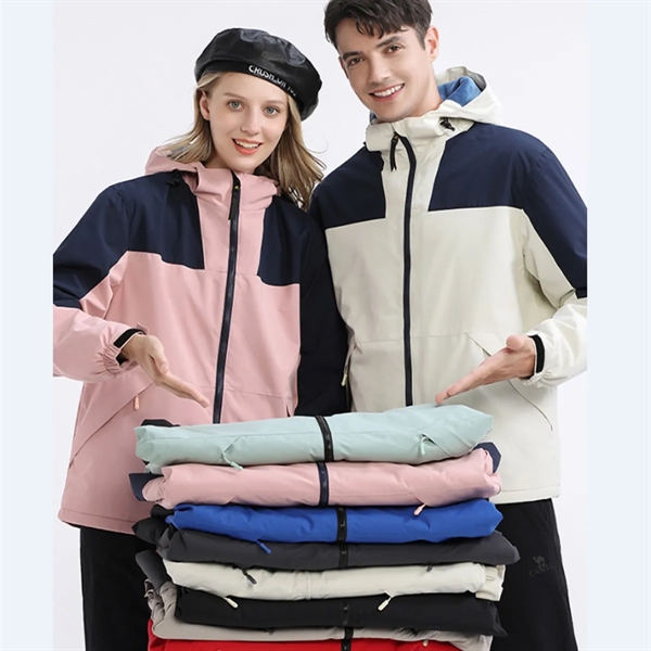 Outdoor 3-in-1 Waterproof Sports Jacket - Outdoor 3-in-1 Waterproof Sports Jacket - Image 1 of 12