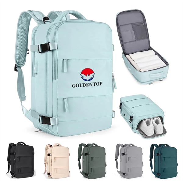 Outdoor Travel Backpack With Shoe Compartment - Outdoor Travel Backpack With Shoe Compartment - Image 0 of 8