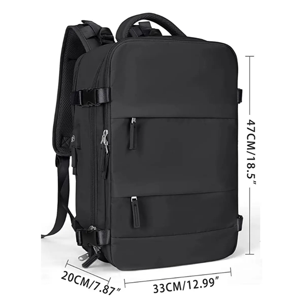 Outdoor Travel Backpack With Shoe Compartment - Outdoor Travel Backpack With Shoe Compartment - Image 1 of 8