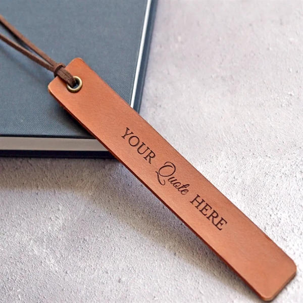Handmade Genuine Leather Bookmark - Handmade Genuine Leather Bookmark - Image 0 of 2