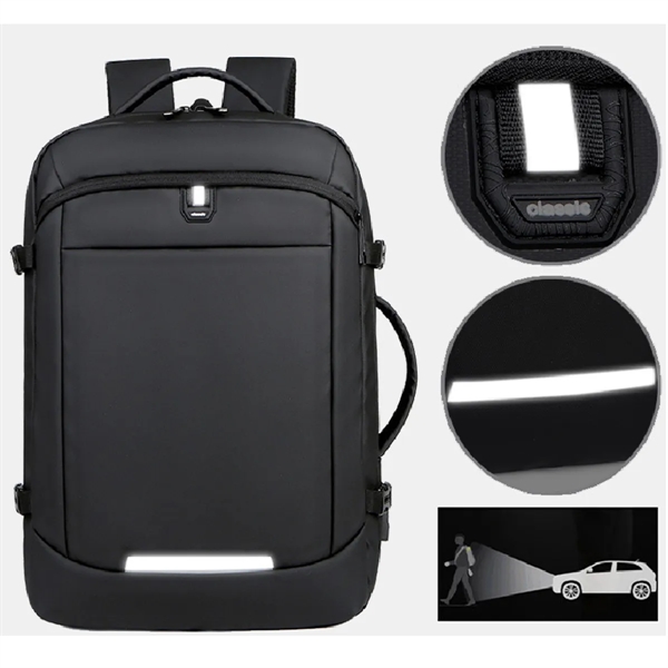 Business Travel Large Capacity Fashion Backpack - Business Travel Large Capacity Fashion Backpack - Image 2 of 8