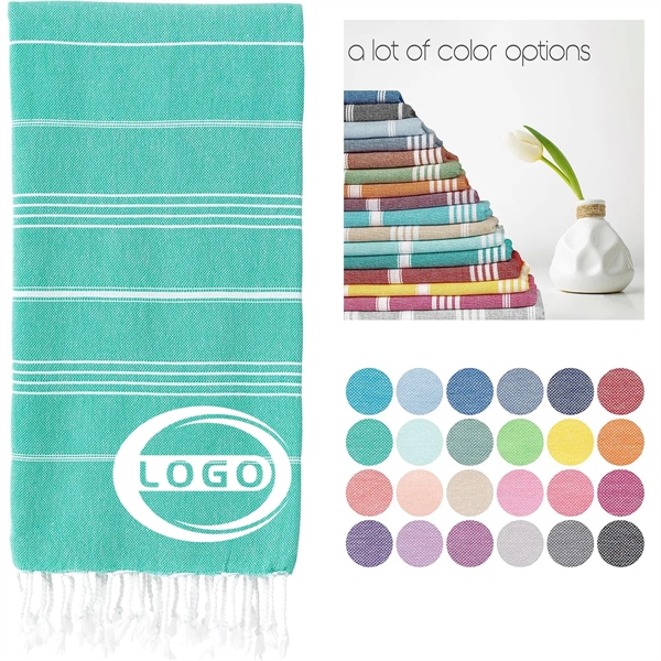 Customized Turkish Quick Dry Oversized Beach Towel - Customized Turkish Quick Dry Oversized Beach Towel - Image 0 of 3