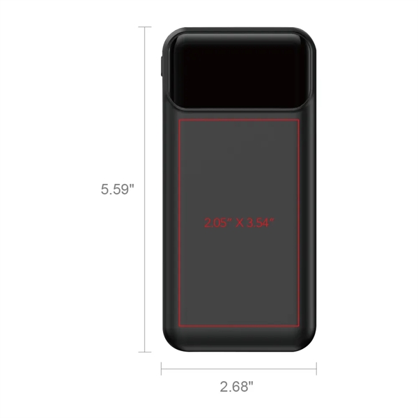 Santa Ana Digital Display Wireless Power Bank PD 15W - Santa Ana Digital Display Wireless Power Bank PD 15W - Image 10 of 10