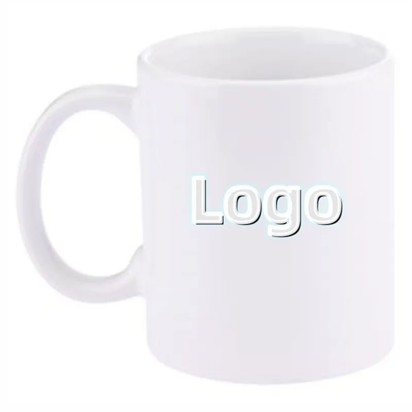 11 Oz Ceramic Mug With C-Shaped Handle - 11 Oz Ceramic Mug With C-Shaped Handle - Image 0 of 2