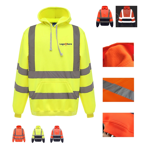 High Visibility Sweatshirt - High Visibility Sweatshirt - Image 0 of 3