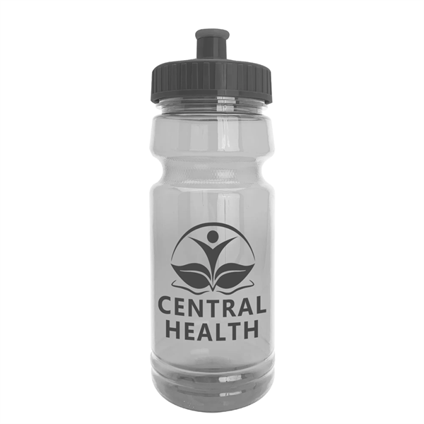 The Trainer - 24 oz. Clear Sports Bottles with Push pull lid - The Trainer - 24 oz. Clear Sports Bottles with Push pull lid - Image 4 of 14