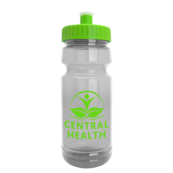 The Trainer - 24 oz. Clear Sports Bottles with Push pull lid - The Trainer - 24 oz. Clear Sports Bottles with Push pull lid - Image 6 of 14